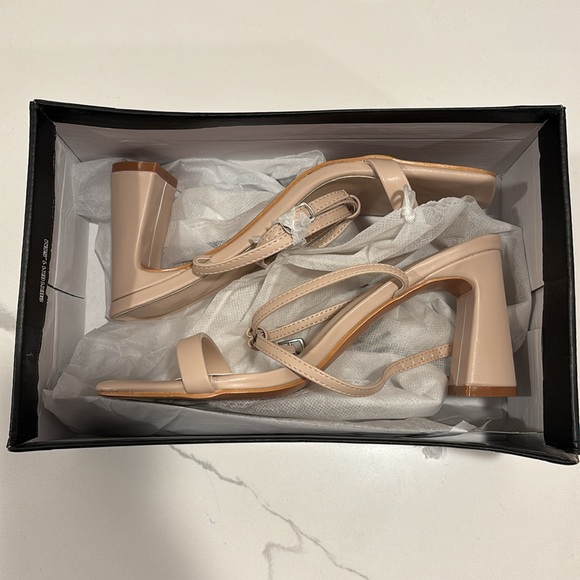 NWT Square Toe Block Heeled Sandals - Picture 4 of 5